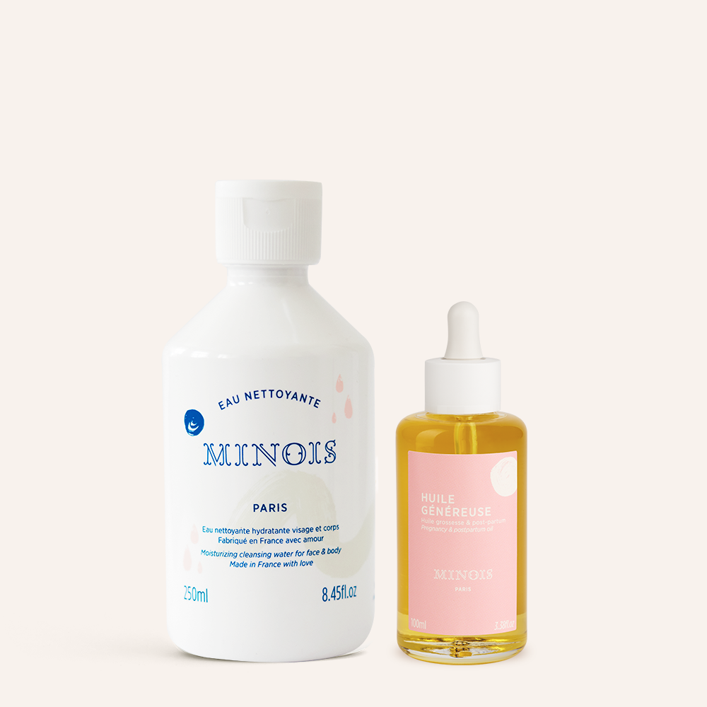 Duo Eau Nettoyante et Huile Généreuse